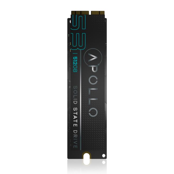 Apollo S3 512GB Mac SSD (NVMe PCIe Gen3x4) für MacBook Air 11 & 13" A1465 A1466