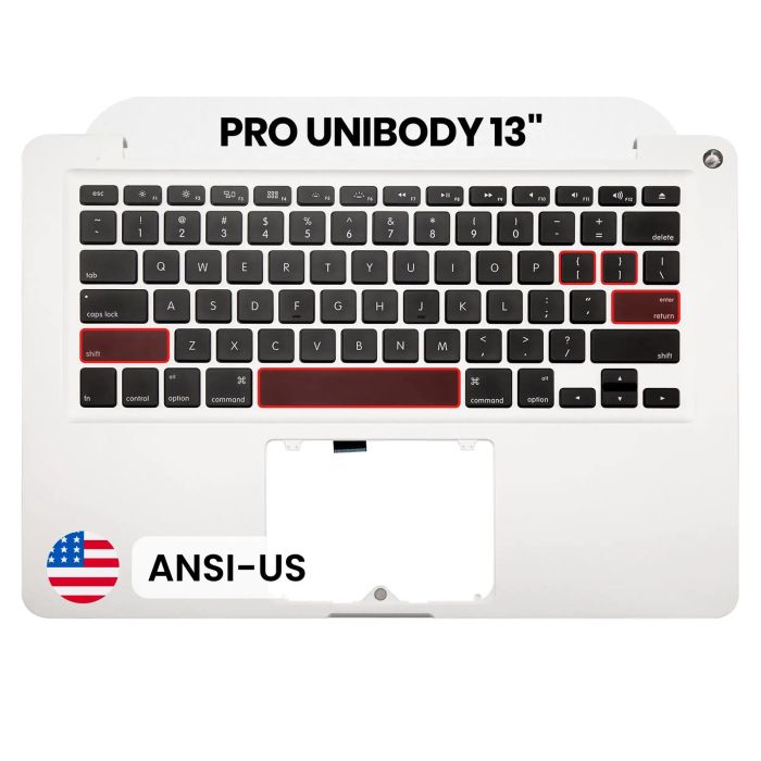 Top Case mit Tastatur (ANSI US) für MacBook 13" A1278 (2011-2012)