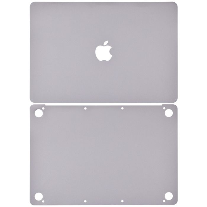 2-in-1 (Top, Bottom) Skin für MacBook 12" A1534 (2015-2017) (Space Grau)