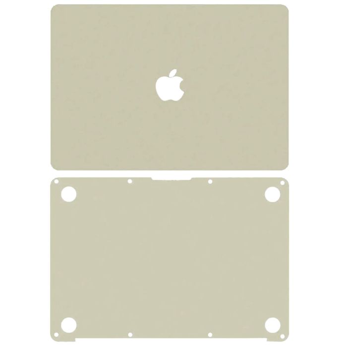 2-in-1 (Top, Bottom) Skin für MacBook 12" A1534 (2015-2017) (Gold)
