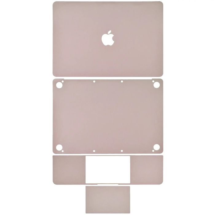 4-in-1 (Top, Bottom, Tastatur, Trackpad) Skin für MacBook 12" A1534 (Rose Gold)