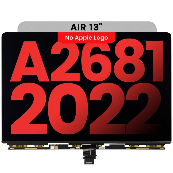 LCD Panel nur für MacBook Air 13" (A2681/ A3113/A3240) (mit All Years)