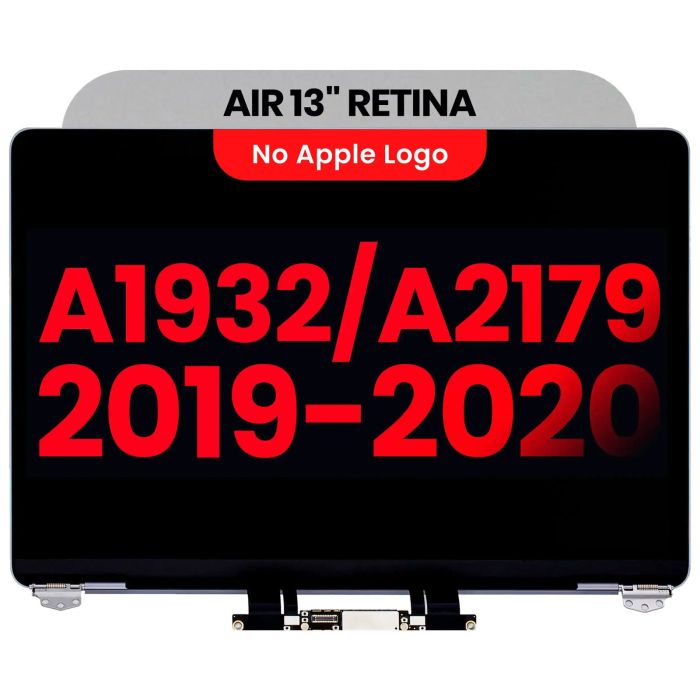 Komplette LCD Display Einheit für MacBook Air 13" A1932 (2019)/ A2179 (2020)