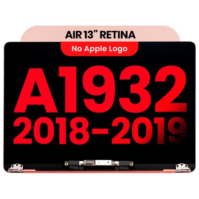 Komplette LCD Display Einheit für MacBook Air 13" A1932 (2018-2019) (Rose Gold)