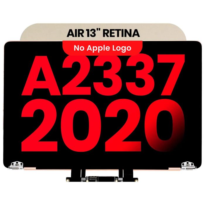 Komplette LCD Display Einheit für MacBook Air 13" A2337 (2020) (Gold)