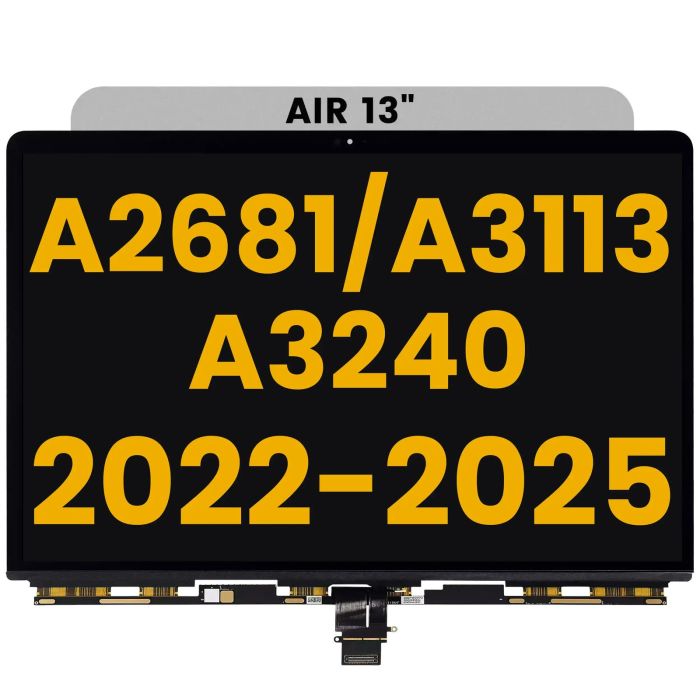 LCD Panel nur für MacBook Air 13" (A2681/ A3113/A3240) (mit All Years) (Premium)