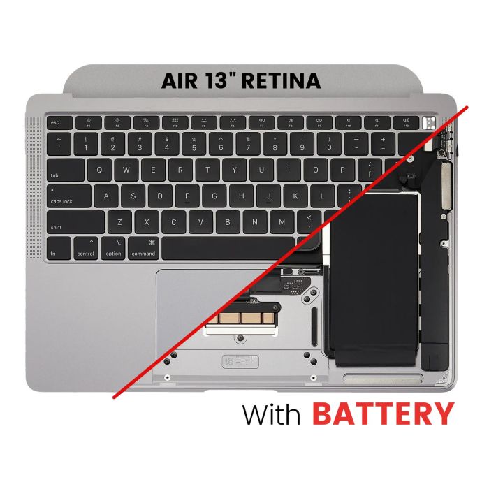 Top Case mit Akku und Tastatur (ANSI US) für MacBook Air 13" A2179 (2020)