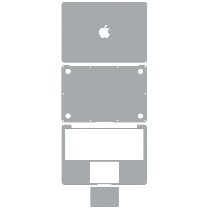 4-in-1 (Top, Bottom, Tastatur, Trackpad) Skin für MacBook Air 11" A1465