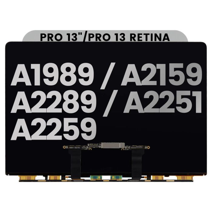LCD Panel nur für MacBook Pro 13" A1989/ A2159/ A2289/ A2251 (2018-2020)