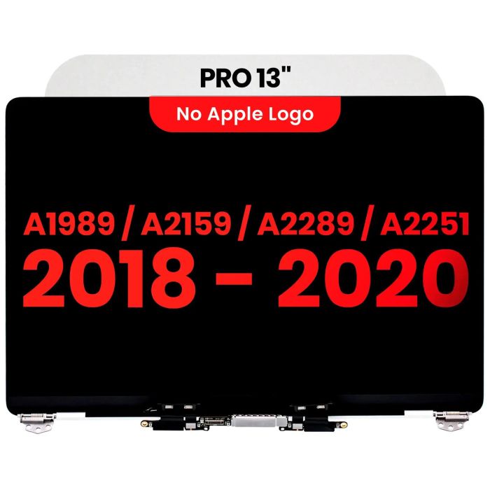 Komplette LCD Display Einheit für MacBook Pro 13" A1989 (2018-2019)/ A2159