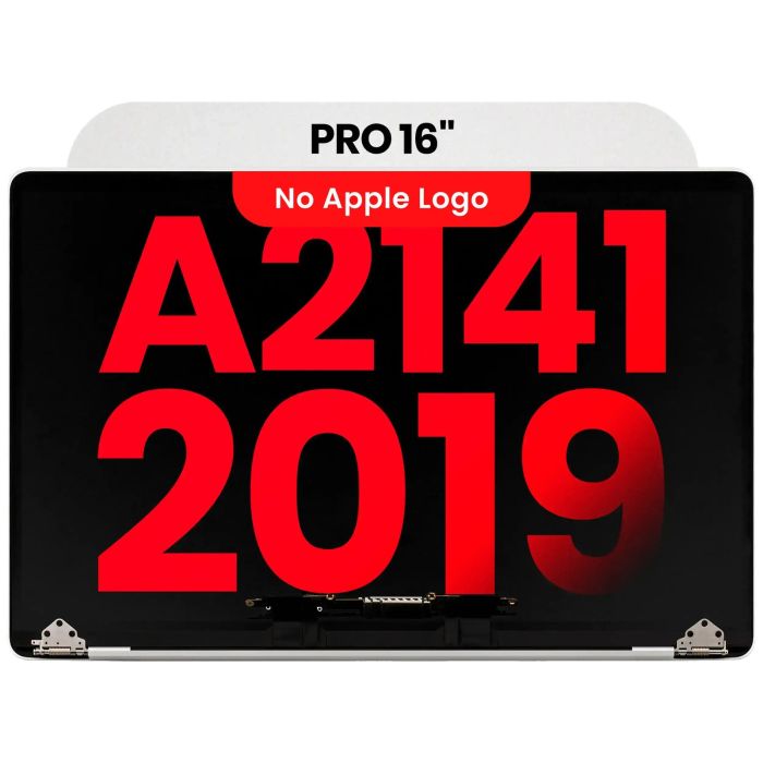 Komplette LCD Display Einheit für MacBook Pro 16" (A2141/ Mitte 2019) (Silber)