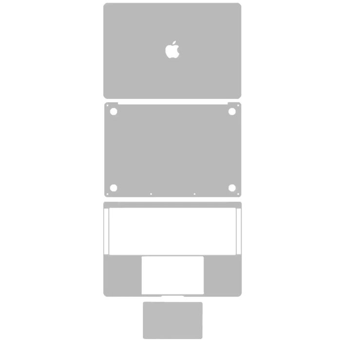 4-in-1 (Top, Bottom, Tastatur, Trackpad) Skin für MacBook Pro 15" A1990 Nr.2