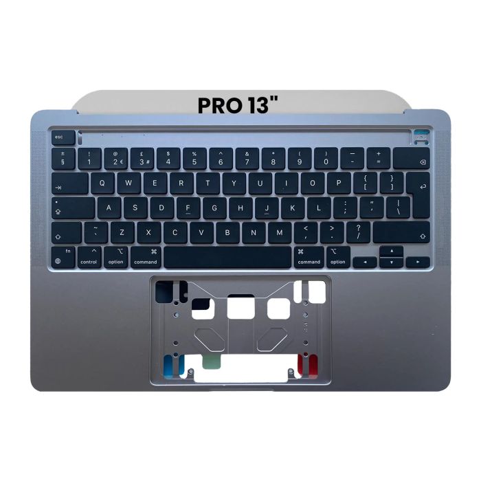 Top Case mit Tastatur (ISO UK) für MacBook Pro 13" A2338 (2020) (Space Grau)
