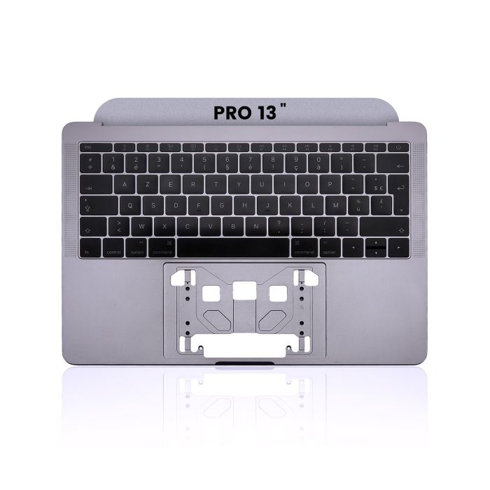 Top Case mit Tastatur (ISO French) für MacBook Pro 13" A1708 (Space Grau)