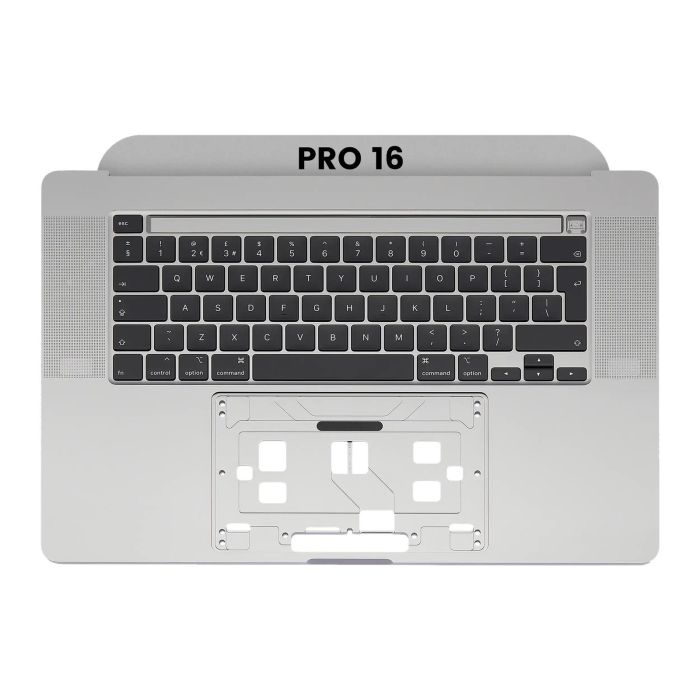 Top Case mit Tastatur (ISO UK) für MacBook Pro 16" A2141 (2019) (Space Grau)