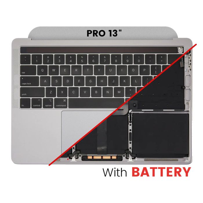 Top Case mit Akku und Tastatur (ANSI US) für MacBook Pro 13" A2159 (2019)