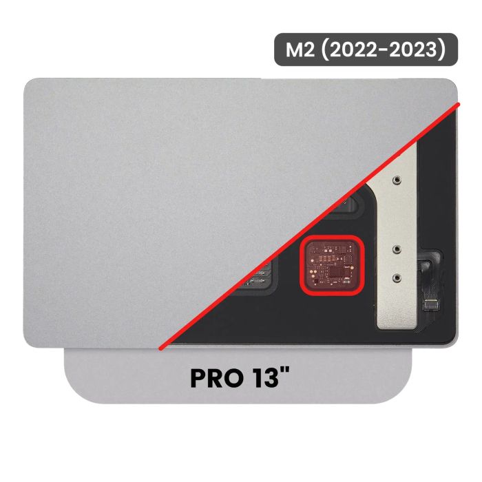 Trackpad für MacBook Pro 13" A2338 (2022-2023) (M2) (Silber)