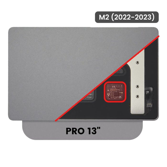 Trackpad für MacBook Pro 13" A2338 (2022-2023) (M2) (Space Grau)