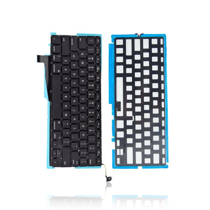 Tastatur mit Hintergrundbeleuchtung & Schrauben (US English) für MacBook Nr.3
