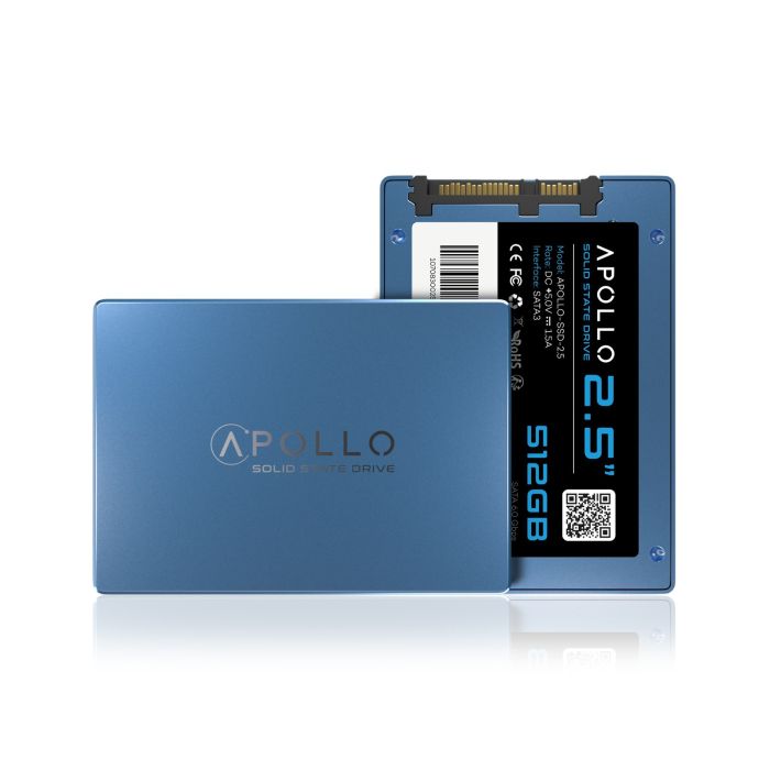 Apollo High Performance 2.5" SSD 3D TLC Nand 512GB