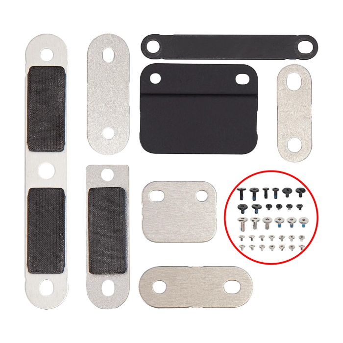 Metallhalterung Komplettset klein und Schraube Set für Macbook Pro 14" A2442