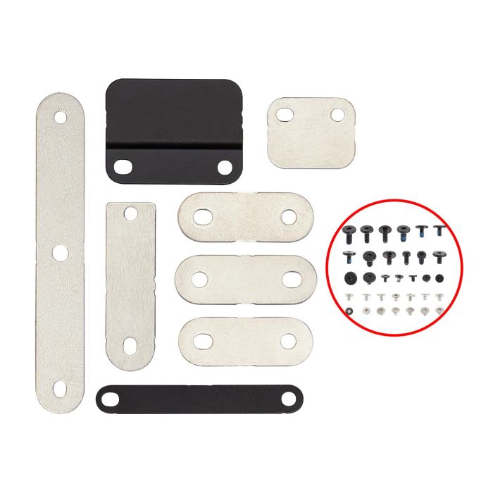 Metallhalterung Komplettset klein und Schraube Set für MacBook Pro 14"