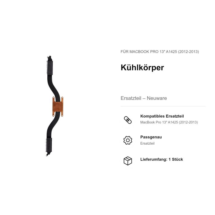 Kühlkörper für MacBook Pro 13" A1425 (2012-2013)