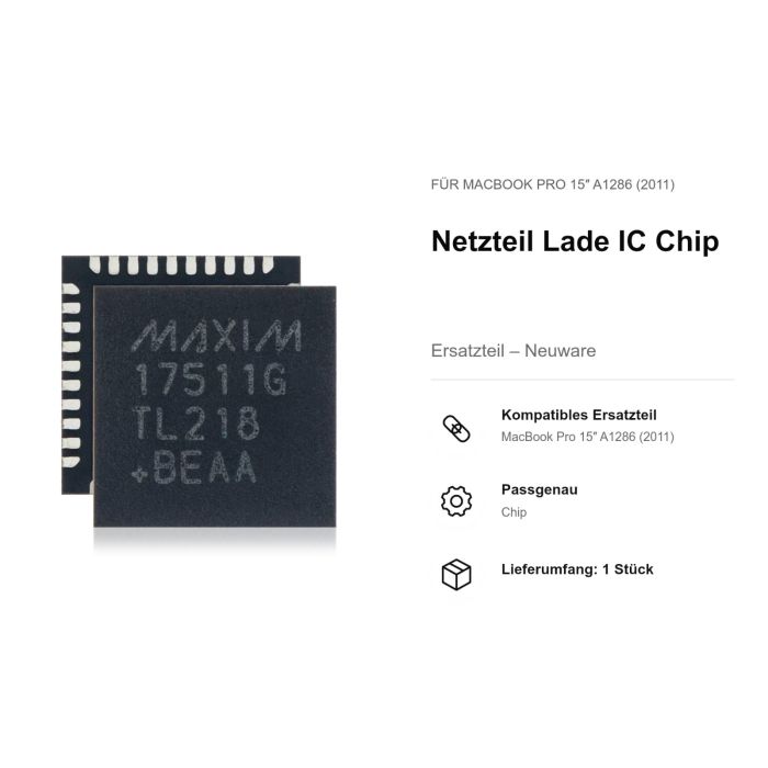 Netzteil Lade IC Chip für MacBook Pro 15" A1286 (2011)