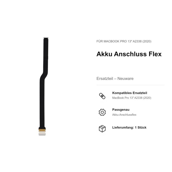 Akku Anschluss Flex für MacBook Pro 13" A2338 (2020)