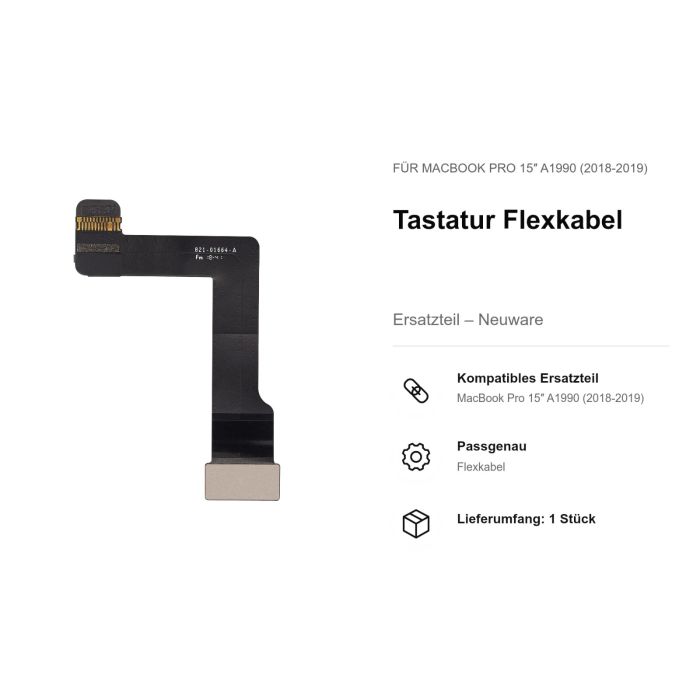 Tastatur Flexkabel für MacBook Pro 15" A1990 (2018-2019)