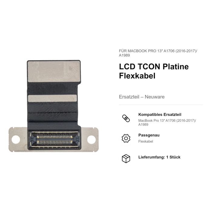 LCD TCON Platine Flexkabel für MacBook Pro 13" A1706 (2016-2017)/ A1989