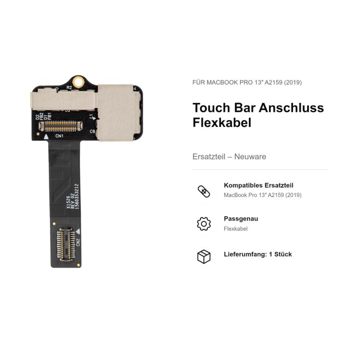Touch Bar Anschluss Flexkabel für MacBook Pro 13" A2159 (2019)