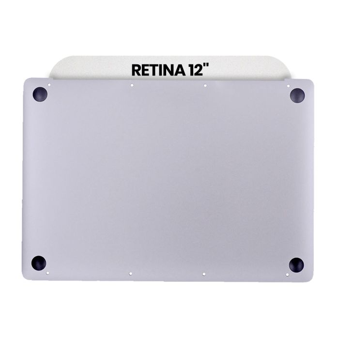 Bottom Hülle für MacBook Retina 12" (A1534/ Anfang 2015) (Silber)