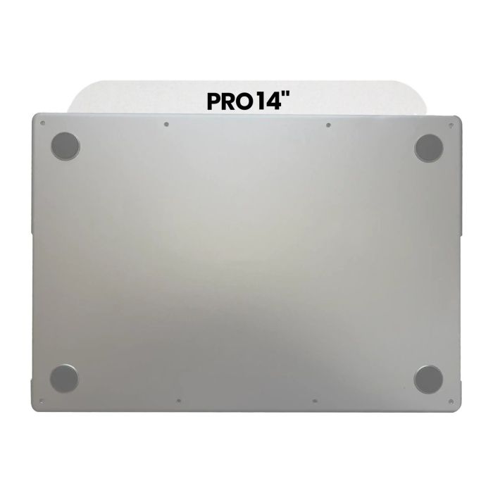 Bottom Hülle für MacBook Pro 14" (A2442/ Ende 2021) (Silber)