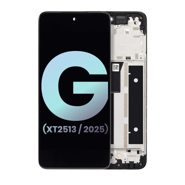 LCD Display mit Rahmen für Moto G 5G (XT2513/ 2025) (Original) (All Colors)