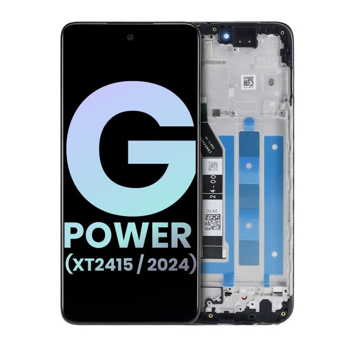 LCD Display mit Rahmen für Moto G Power 5G (XT2415/ 2024) (Original)