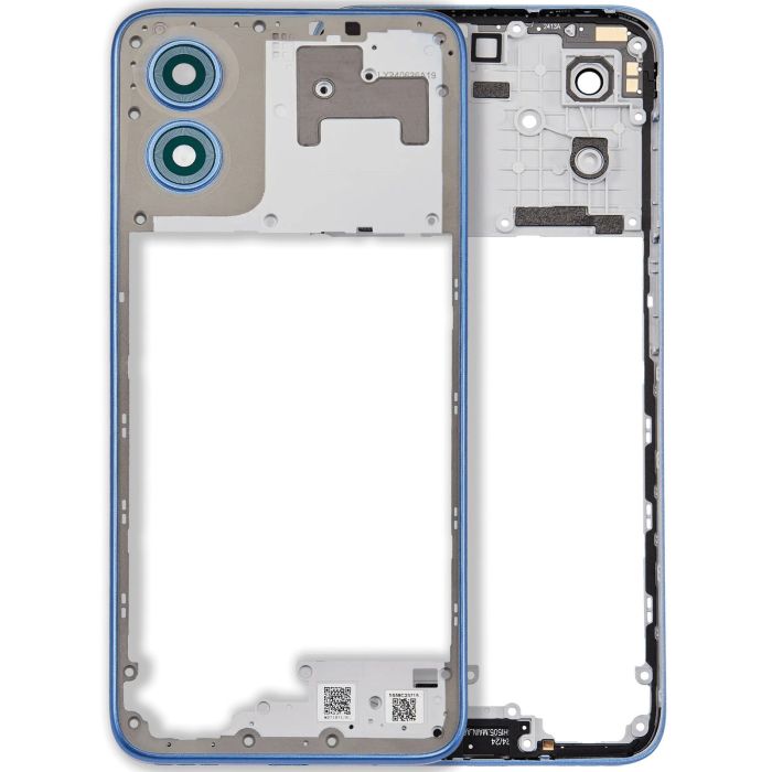 Mittelrahmen für Motorola Moto G Play (XT2413/ 2024) (Coronet Blue) (Original)
