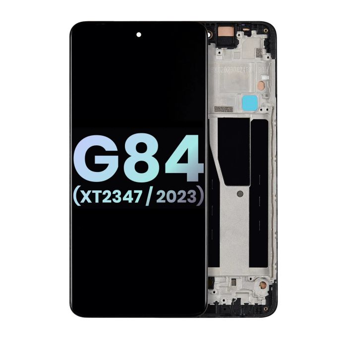 OLED Display mit Rahmen für Moto G84 (XT2347/ 2023) (Original) (All Colors)