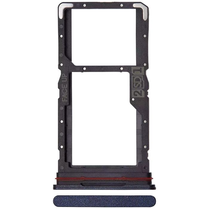 SIM-Kartenschacht Dual für Moto G84 (XT2347/ 2023) (Original) (Midnight Blue)