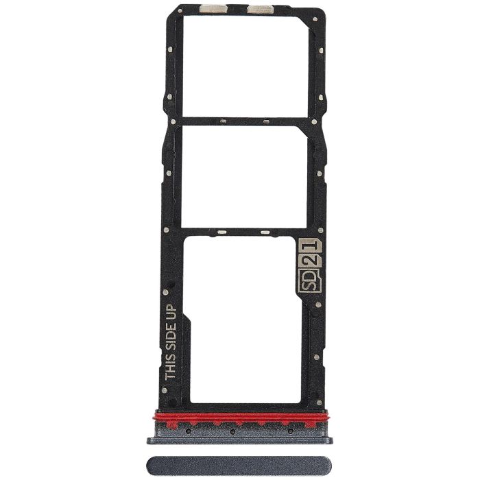 SIM-Kartenschacht Single für Moto G14 (XT2341/ 2023) (Premium) (Steel Gray)