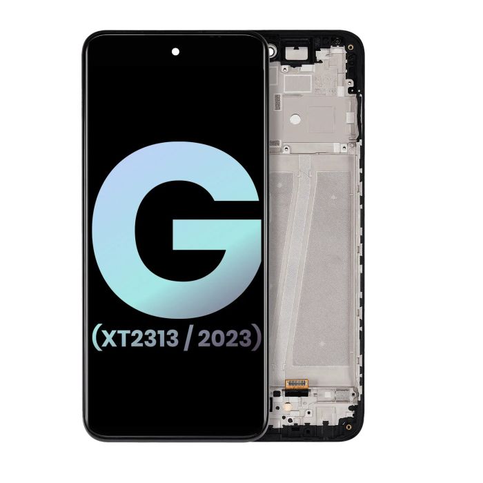 LCD Display mit Rahmen für Moto G 5G (XT2313/ 2023) (Original) (All Colors)