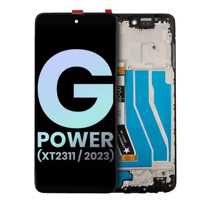 LCD Display mit Rahmen für Moto G Power 5G (XT2311/ 2023) (Original)