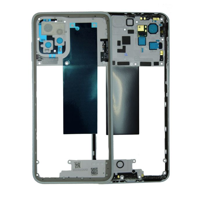 Mid Gehäuse für Moto G Power 5G (XT2311/ 2023) (Original) (Concrete Grey)