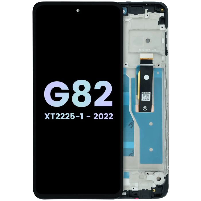 OLED Display mit Rahmen für Moto G82 XT2225 (Original) (All colors)