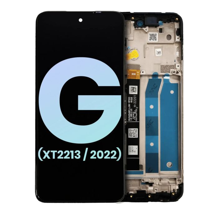 LCD Display mit Rahmen für Moto G 5G (XT2213/ 2022) (Original) (All Colors)