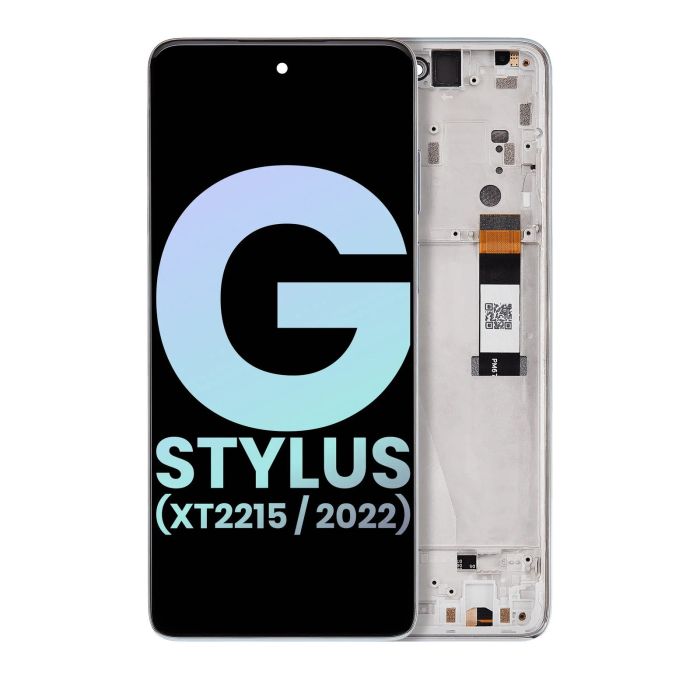 LCD Display mit Rahmen für Moto G Stylus 5G (XT2215/ 2022) (Original)