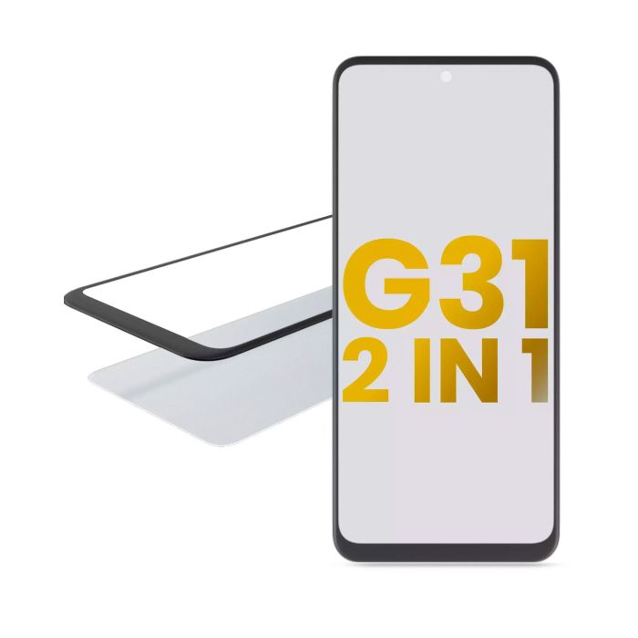 2-in-1 Front Glas mit OCA vormontiert für Motorola Moto G31 (XT2173/ 2021)