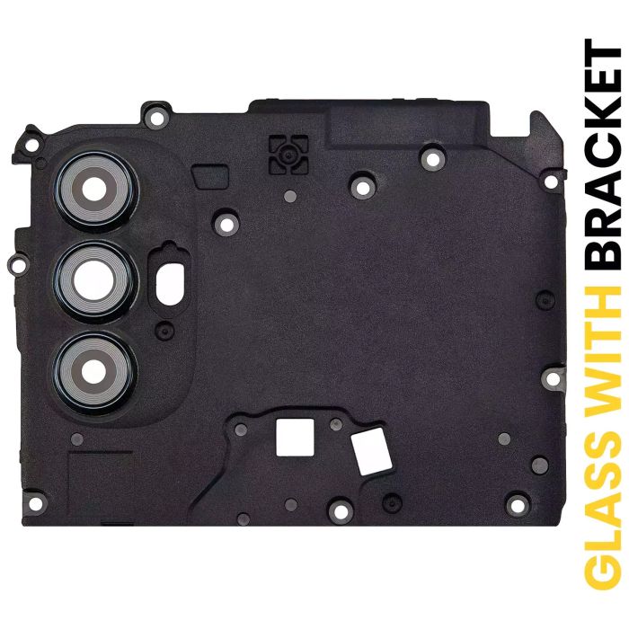Rückkamera-Linse mit Halterung für Moto G Power (XT2165/ 2022) (Schwarz)