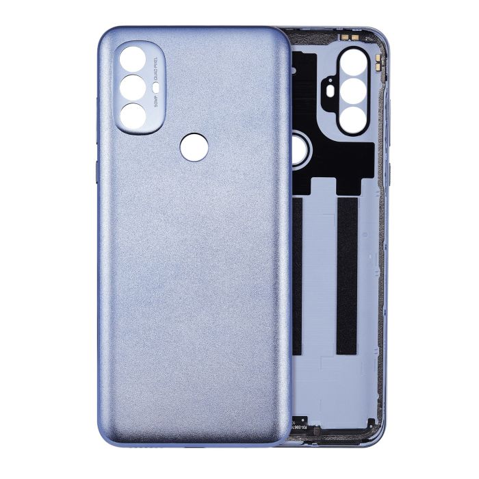 Rückglas für Moto G Power (XT2165/ 2022) (Aftermarket Plus) (Opal Silver)