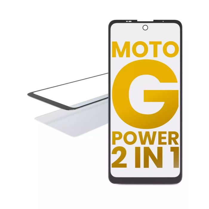 2-in-1 Front Glas mit OCA vormontiert für Motorola Moto G Power (XT2165/ 2022)